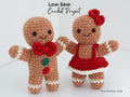 Gingerbread Couple: 2-in-1 Low-Sew Pattern | Instant Digital download PDF