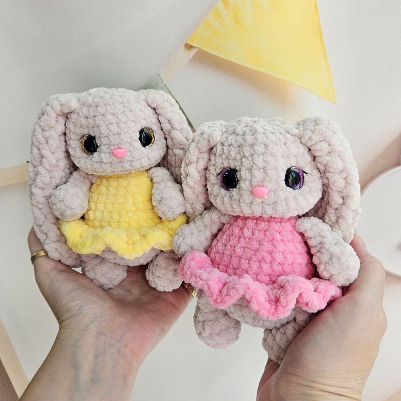 Sweet Bunny Garden: Amigurumi Crochet Pattern Bundle (Set of 9 PDFs)